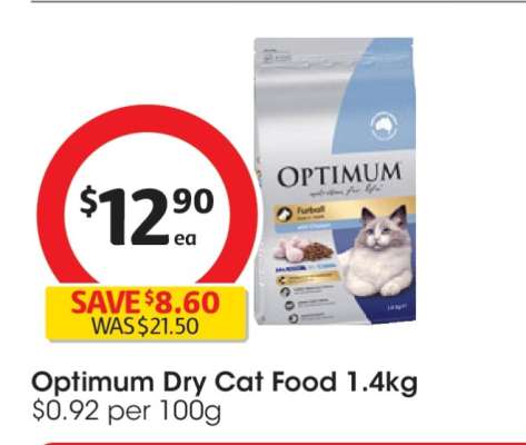 Optimum Dry Cat Food 1.4kg