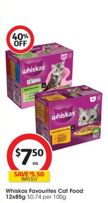 Whiskas Favourites Cat Food