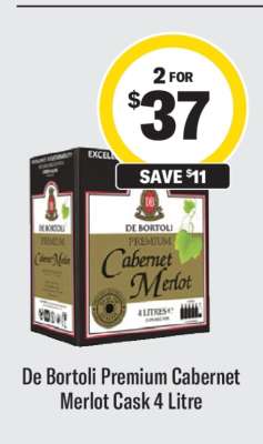 De Bortoli Premium Cabernet Merlot Cask 4 Litre