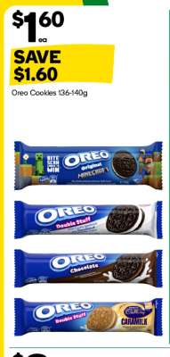 Oreo Cookies 136-140g