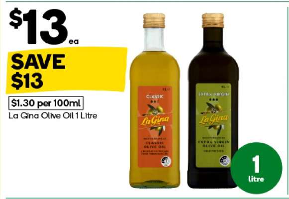 La Gina Olive Oil 1 Litre