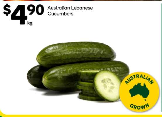 Australian Lebanese Cucumbers