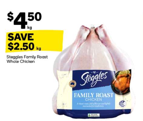 Steggles Family Roast Whole Chicken