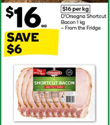 D'Orsogna Shortcut Bacon 1 kg