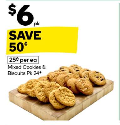 Mixed Cookies & Biscuits Pk 24