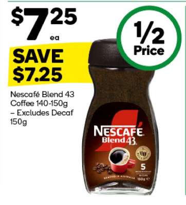 Nescafe Blend 43 Coffee 140-150g