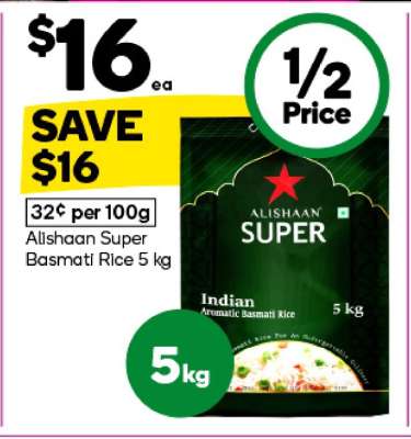 Alishaan Super Basmati Rice 5 kg