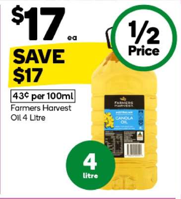 Farmers Harvest Oil 4 Litre