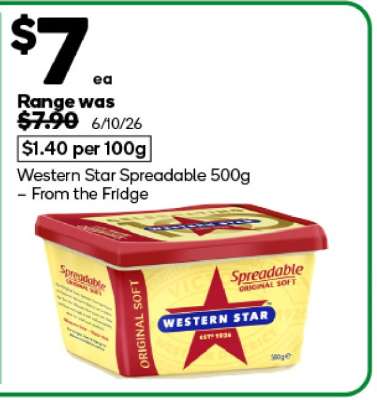 Western Star Spreadable 500g