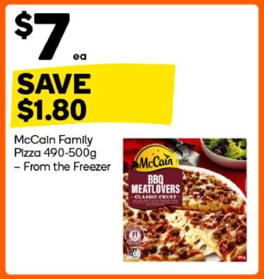 McCain Family Pizza 490-500g