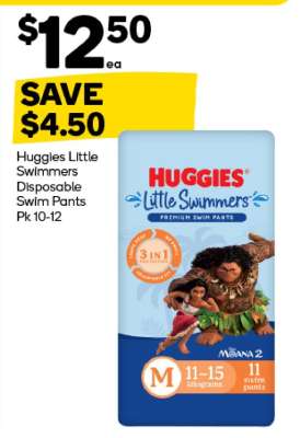 Huggies Little Swimmers Disposable Swim Pants Pk 10-12
