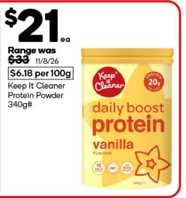 Keep It Cleaner Protein Powder 340g