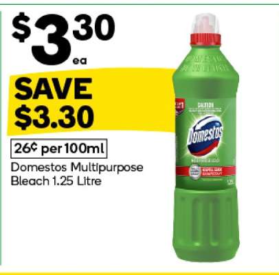 Domestos Multipurpose Bleach 1.25 Litre
