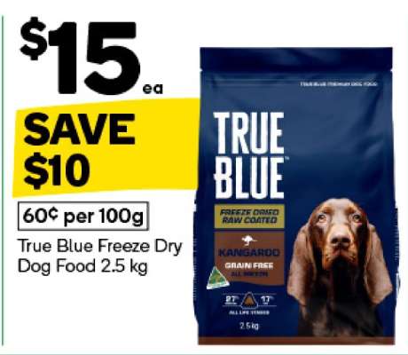 True Blue Freeze Dry Dog Food 2.5 kg
