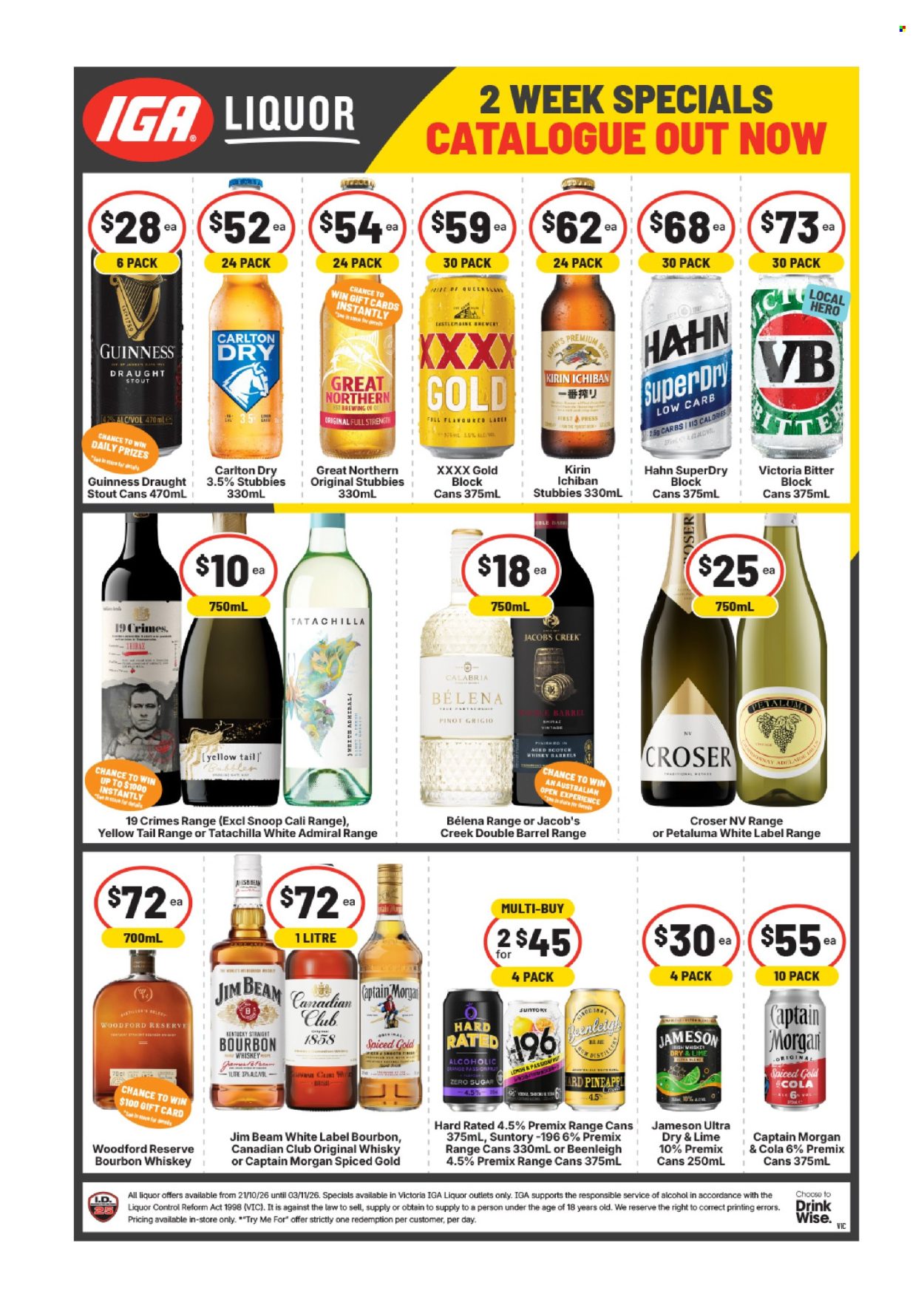 IGA LIQUOR catalogue - 21.10.2026 - 3.11.2026. Page 2