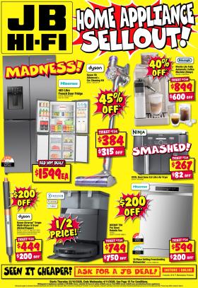 JB Hi-Fi - Home Appliance Sellout
